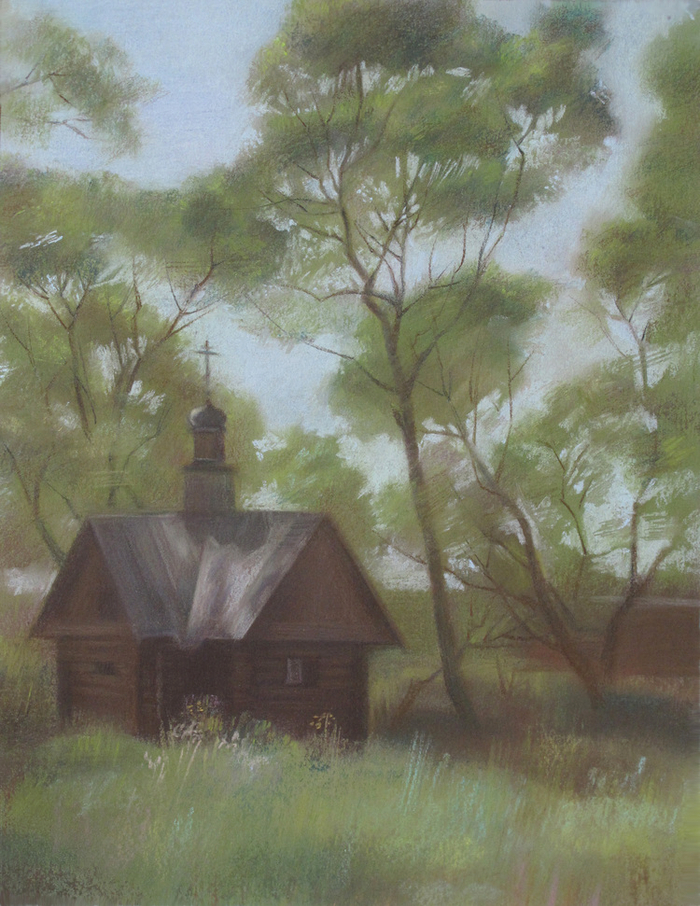 у источника