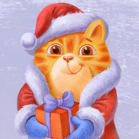 Новогодний кот