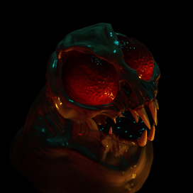 глазастая зубастая тварь 3D модель