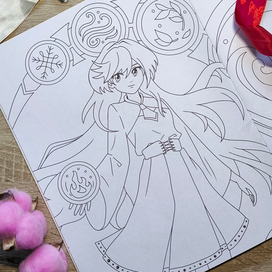 Лайнарт для раскраски