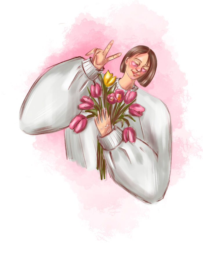 Букет тюльпанов