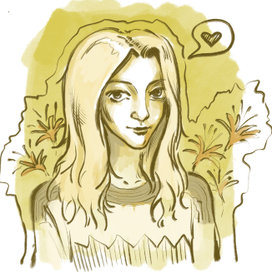 скетчевый портрет 