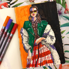 девушка модель