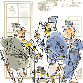 Я. Гашек. Похождения бравого солдата Швейка. Лист №1