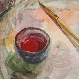 краска и кисть