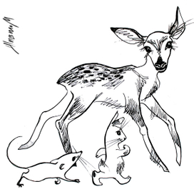 Иллюстрации-вставки для книги Сказок. 