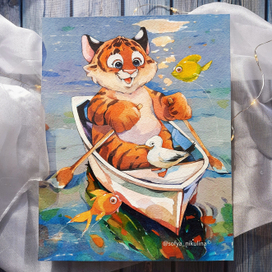 Тигр в лодке