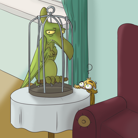 Если бы динозавры жили с людьми... Птеродактиль