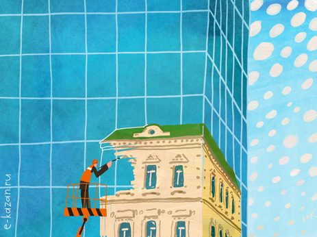 старый город. восстановление