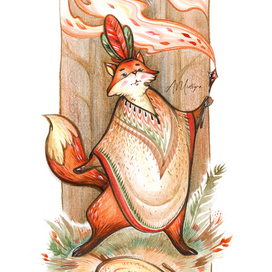 Лис-шаман и волшебная палочка