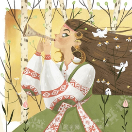 Весна играет на жалейке