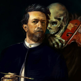 Копия Автопортрета Арнольда Бёклина