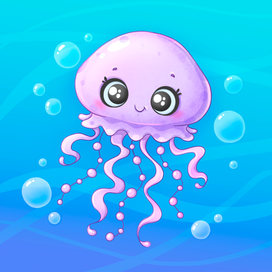 Иллюстрация "Медуза"