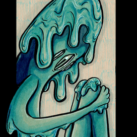 Слизнявый Голубой Монстр