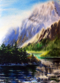 Озеро в горах