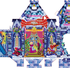 Новогодняя упаковка "Замок Снежной Королевы"