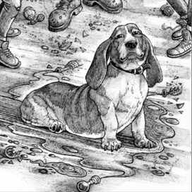 Джоник в луже зелья и обед карасиками.