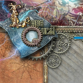 Рисунок для главной странички браузерной игры-стим панк