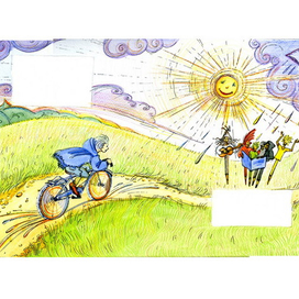 Макет и иллюстрации к книге-сказке