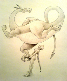 из серии "девушка и дракон" часть 1