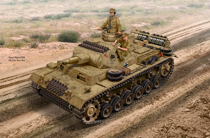 Pz III Ausf N ( commission artwork )
