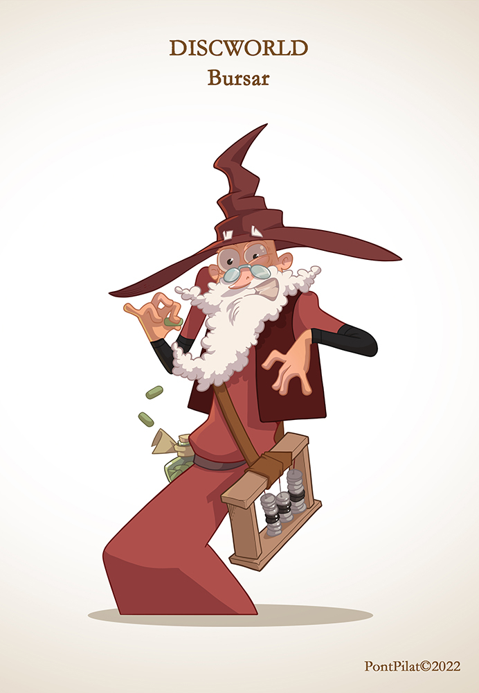Казначей. Персонаж цикла "Плоский мир" Т. Пратчетта