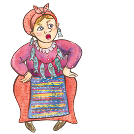 торговка рыбой