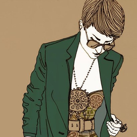 Зеленый жакет