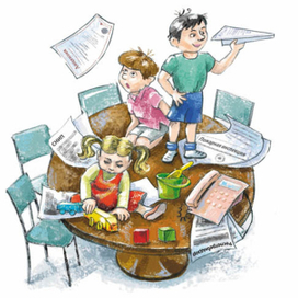 Очередь в детский сад