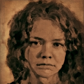 Портрет грустной девушки