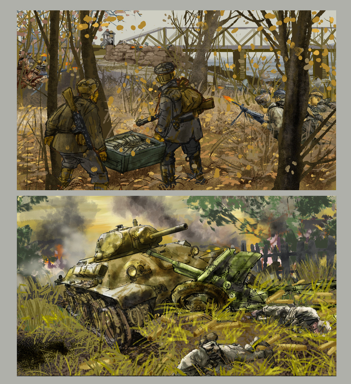 9 . раскадровка для проекта TV