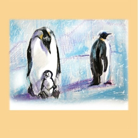 Серия работ: О пингвинах
