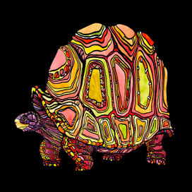 Принт "черепаха" на одежду.