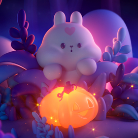 Тыквенный фонарик