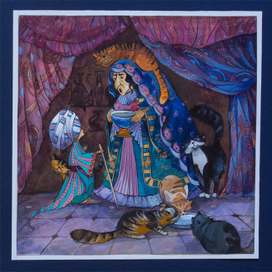 Иллюстрация к сказке "Маленький Мук"