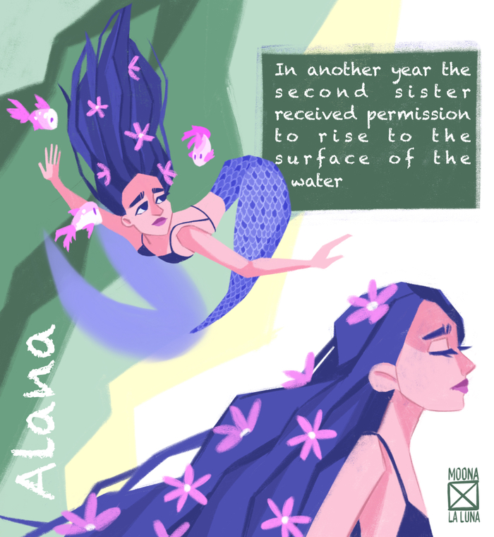 Одна из сестёр Русалочки 