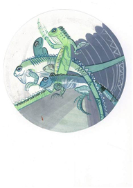 композиция в круге