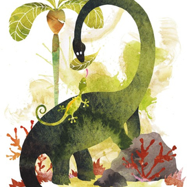 Иллюстрация к детской книге "Семь Цветов Радуги"