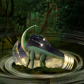 Дино+лампочка