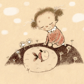 девочка и рыбка