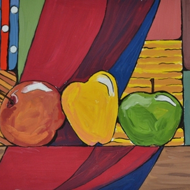 Натюрморт с яблоками