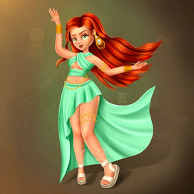 Персонаж танцовщицы