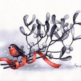 Ветка омелы