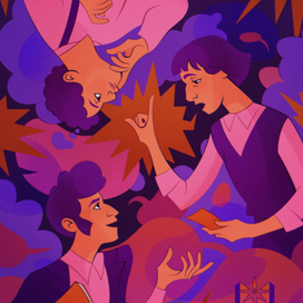 Графика для Книжного клуба в библиотеке гимназии