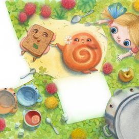 жил да был бутерброд с колбасою...