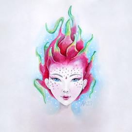 Девушка питахайя