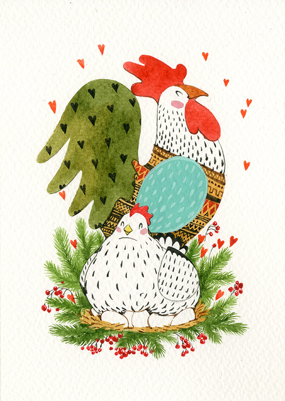 куриная идилия