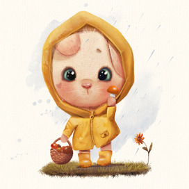 Осенний зайка