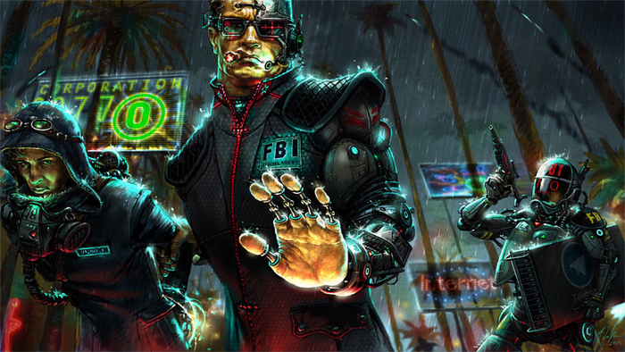 немного киберпанка...   