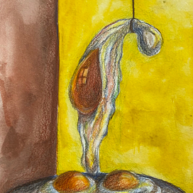 Фрагмент с картины Сальвадора Дали 